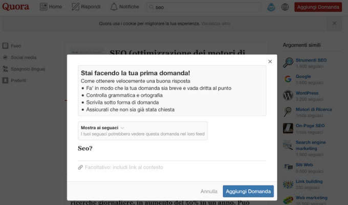 Quora social network